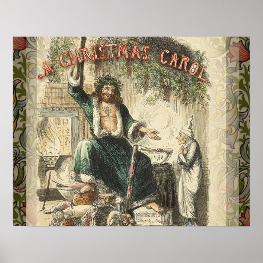 Weihnachts-Carol-Scrooge-Ghost-Geschenk Poster (Vorne)