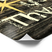 Weihnachts-Carol-Star von Wonder Poster (Ecke)