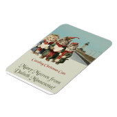 Weihnachts-Caroling Cats Duluth Minnesota Magnet (Linke Seite)