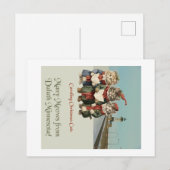 Weihnachts-Caroling Cats Duluth Minnesota Postkarte (Vorne/Hinten)