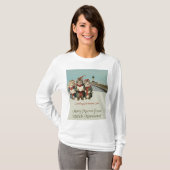 Weihnachts-Caroling Cats Duluth Minnesota T-Shirt (Vorne ganz)