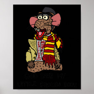 Weihnachts Carols God Rettete meinen kleinen gebro Poster