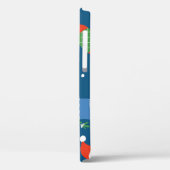 Weihnachts-Cartoon Cats Niedliches Muster Case-Mate iPhone Hülle (Rückseite / Links)