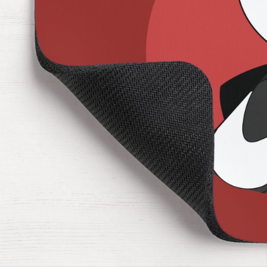 Weihnachts-Cartoon mit niedlichem Pandabärmchen Mousepad (Ecke)