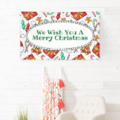 Weihnachts-Cartoon-Muster Banner (Insitu)