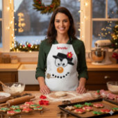 Weihnachts-Cartoon Snowman Schürze