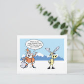 Weihnachts-Cartoon Weihnachten und der markante Re (Stehend Vorderseite)