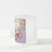 Weihnachts Casino Stil mattierte Tasse (Vorderseite Links)