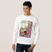 Weihnachts-Casino-Stil weiß Sweatshirt (Vorne ganz)