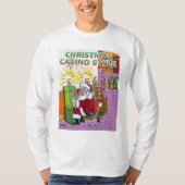 Weihnachts Casino Style Langärmeliges Shirt (Vorderseite)