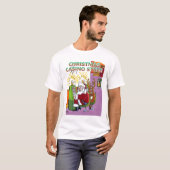Weihnachts Casino Style T - Shirt (Vorne ganz)