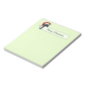 Weihnachts-Cat-Jahreszeit-Begrüßungskommentar Notizblock (Rotiert)