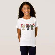 Weihnachts Cats Girls Shirt!