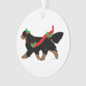 Weihnachts-Cavalier Ornament (Vorderseite)