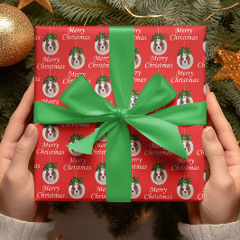 Weihnachts-Cavalier Spaniel Ornaments Geschenkpapi Geschenkpapier