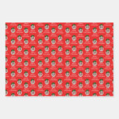 Weihnachts-Cavalier Spaniel Ornaments Geschenkpapi Geschenkpapier Set (Vorderseite 2)