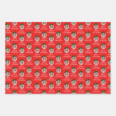 Weihnachts-Cavalier Spaniel Ornaments Geschenkpapi Geschenkpapier Set (Vorderseite)