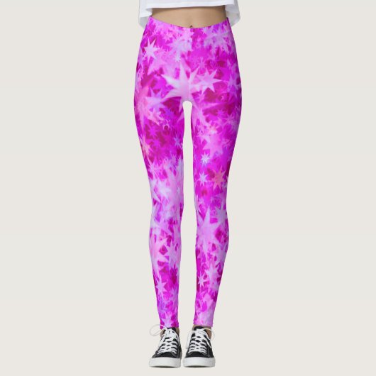 Weihnachts Celestial Bloom Leggings (Vorderseite)