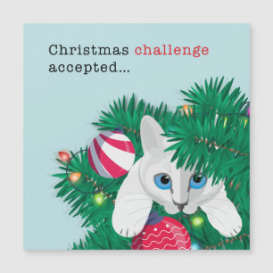Weihnachts Challenge akzeptiert!! Magnetkarte