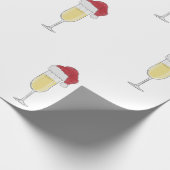 Weihnachts Champagne Lover Festlich Geschenkpapier (Ecke)