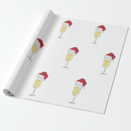 Weihnachts Champagne Lover Festlich Geschenkpapier