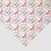 Weihnachts-Champagner-Bar Seidenpapier (Ausschnitt)