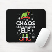 Weihnachts-Chaos-Koordinator Elf Xmas Familienspie Mousepad (Mit Mouse)