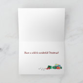 Weihnachts-Chaos-Sammlung: Leopard Dankeskarte (Innenseite)