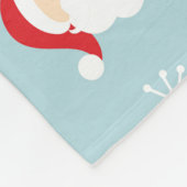 Weihnachts-Charakterköpfe: Feierliche Wrap Fleecedecke (Ecke)