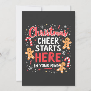 Weihnachts-Cheer beginnt hier psychische Gesundhei Einladung