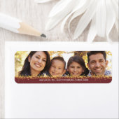 Weihnachts-Cheer-Foto-Rücksendeadresse (Insitu)