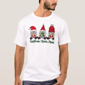 Weihnachts-Cheer Squad gnomes Keksgeschenk Coca Ro T-Shirt (Vorderseite)