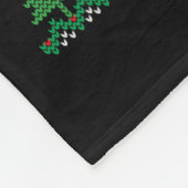 Weihnachts-Cheerleader-Geschenk Fleecedecke (Ecke)