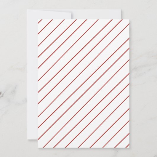 Weihnachts-Chef Feierliche Weihnachtsfeier Einladung (Rückseite)