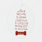 Weihnachts-Chef Foto Ornament Aus Metall (Vorderseite)