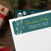 Weihnachts-Chef Grüne Feiertage Backadresse