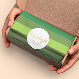 Weihnachts-Chef Grüne Streifen Holiday Tissue Papi Seidenpapier