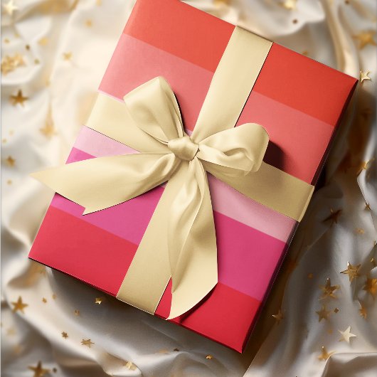 Weihnachts-Chef Red Stripes Holiday Wrapping Papie Geschenkpapier