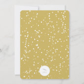 Weihnachts-Chef Snowflakes Feiertag einladen Einladung (Rückseite)