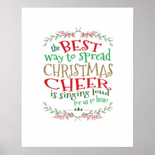 Weihnachts-Chefredakteur Wall Art Poster