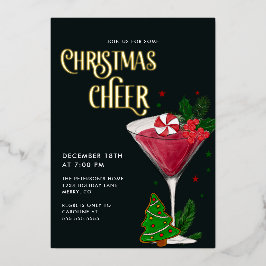 Weihnachts-Chefredaktion Real Gold Folieneinladung