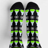 Weihnachts Chemietest Tube Flaschen Schneeflocken Socken (Oben)