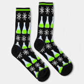 Weihnachts Chemietest Tube Flaschen Schneeflocken Socken (Rechts)