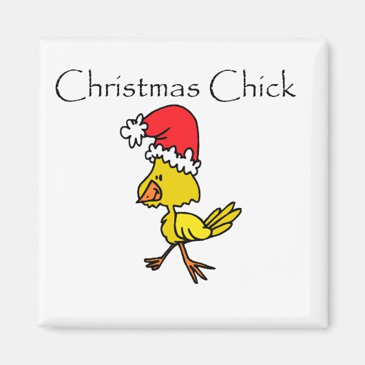 Weihnachts-Chick-Shirts und Geschenke Magnet (Vorne)