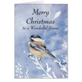 Weihnachts-Chickadee Bird Winter Nurse (Vorne)