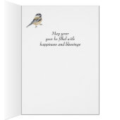 Weihnachts-Chickadee Bird Winter Nurse (Innen (Rechts))