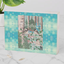Weihnachts-Chickadee-Charterbox