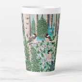 Weihnachts-Chickadee-Chat Milchtasse (Vorderseite)