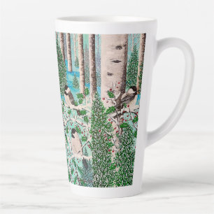 Weihnachts-Chickadee-Chat Milchtasse