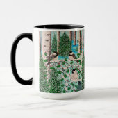 Weihnachts-Chickadee-Chat Tasse (Links)